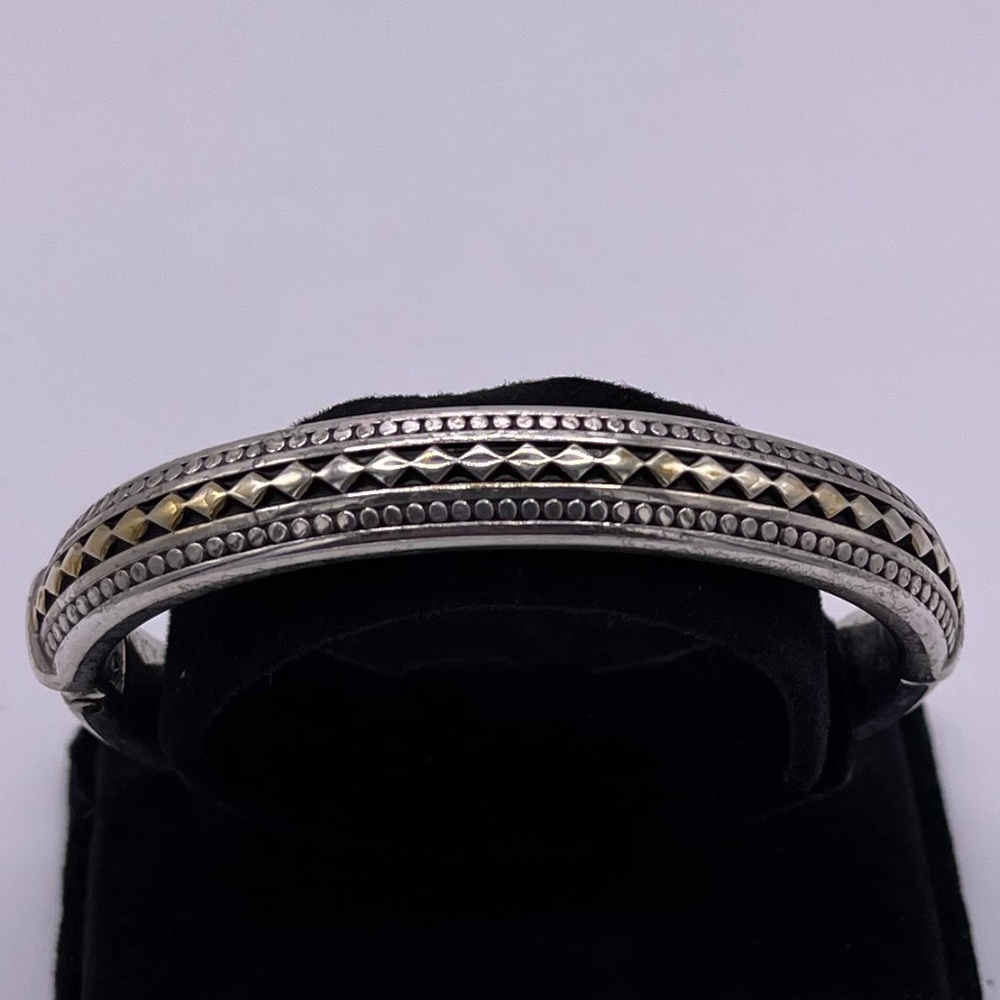 Brighton Vintage Sterling Silver Hinged Bracelet
